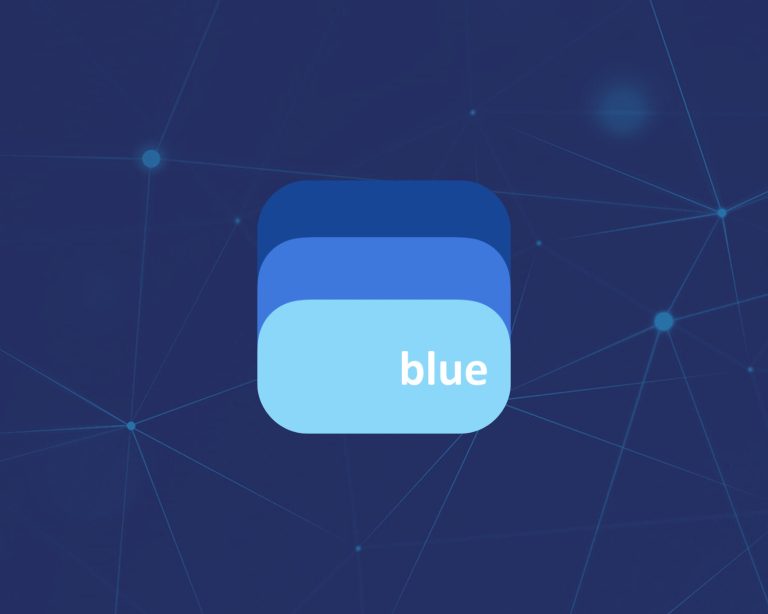 blue wallet