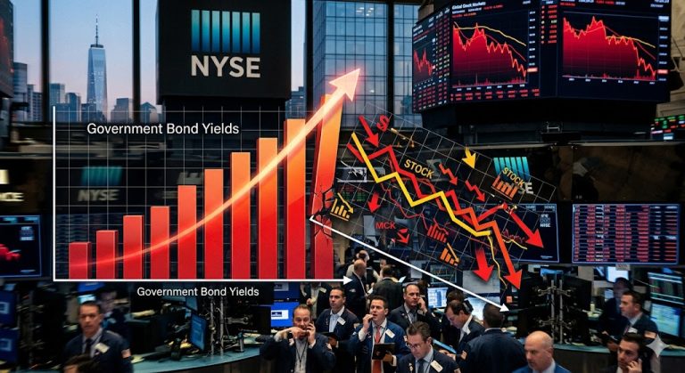 Rialzo dei rendimenti vs borse mondiali